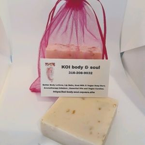 (3) Minty Lavender-Goat Milk  Soap Bars 5 oz
